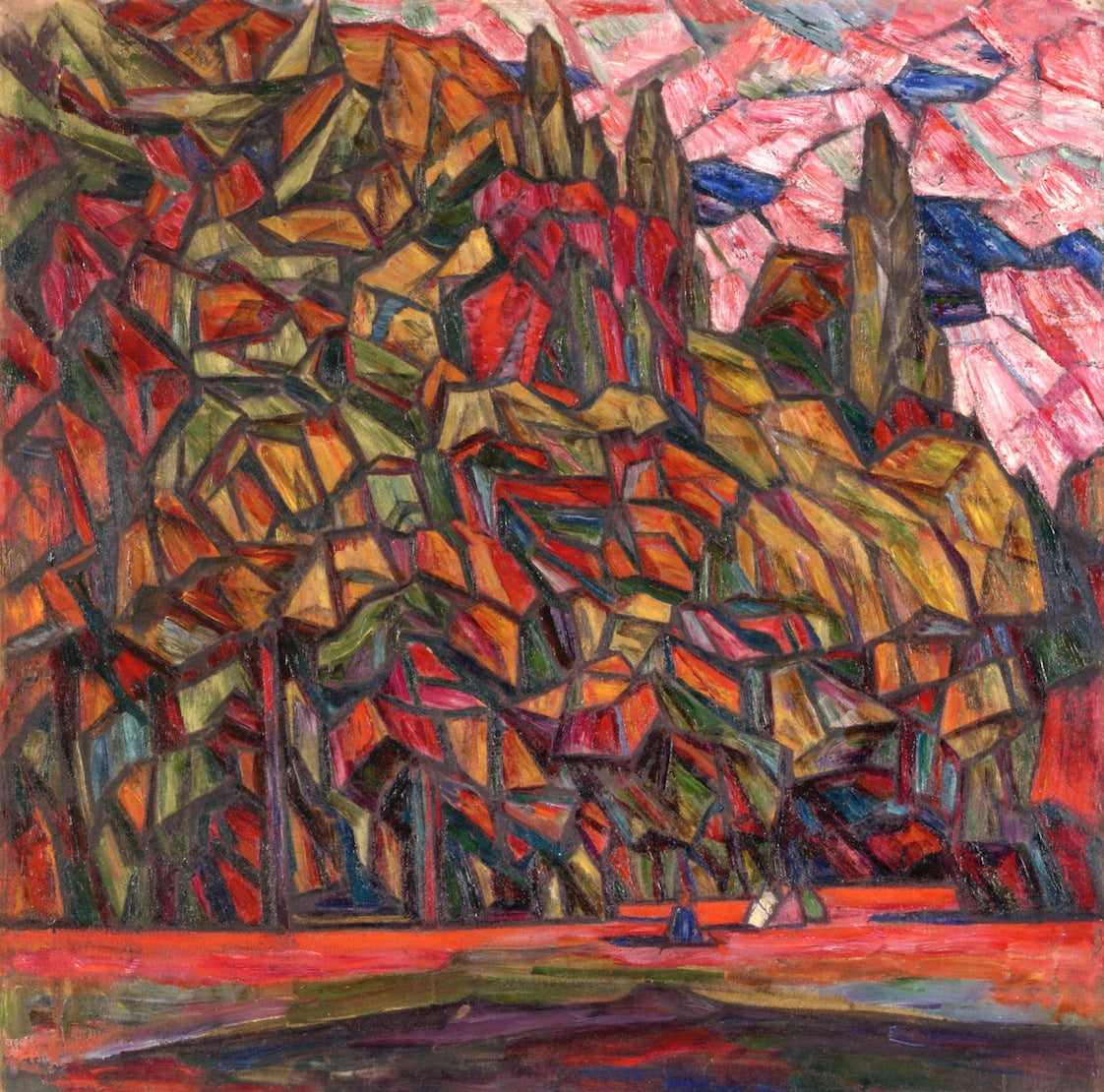 Park Fantasy, Autumn, Kiev by Abraham A. Manievich,16x12(A3) Poster