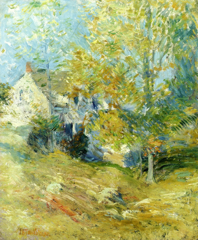 The Artist's House through the Trees by John Twachtman,A3(16x12")Poster