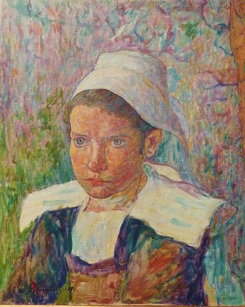 Bretonne de Pont-Aven by Henri DeLavallee,A3(16x12")Poster