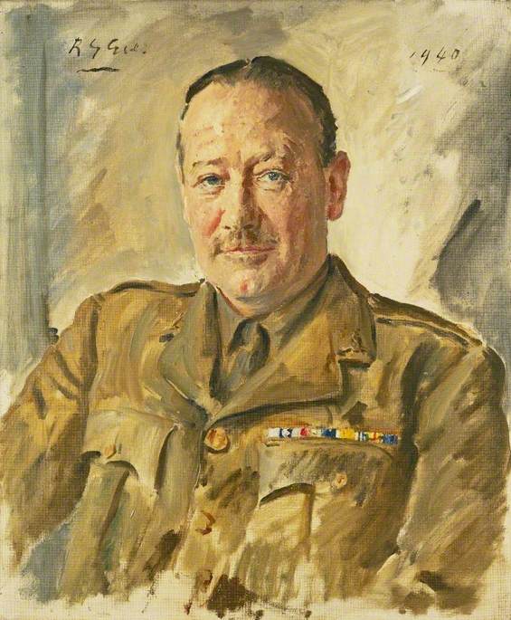 Major C Tremayne MC and Bar by Reginald Grenville Eves,16x12(A3) Poster
