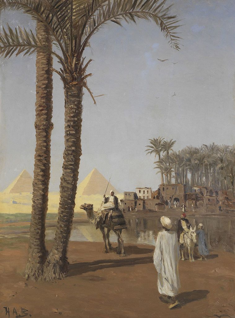 Oriental Scene by Hans Andersen Brendekilde,A3(16x12")Poster