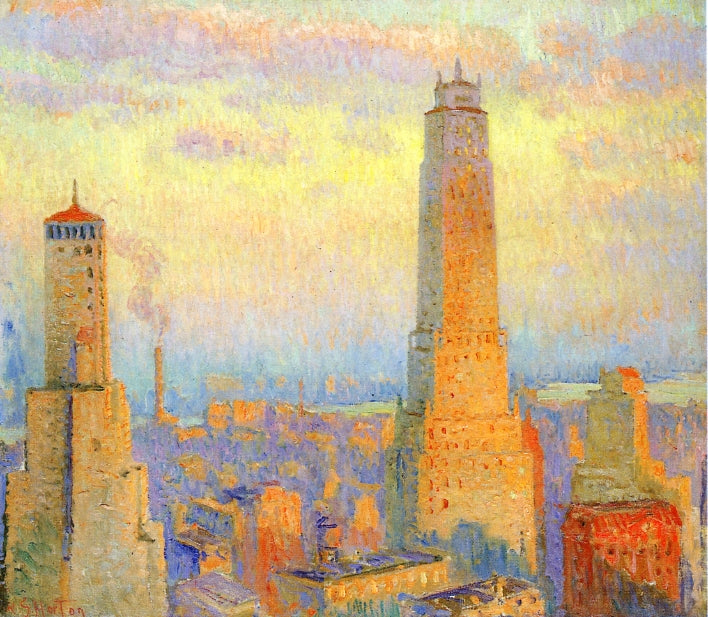 Ritz Tower, New York by William Samuel Horton,A3(16x12")Poster