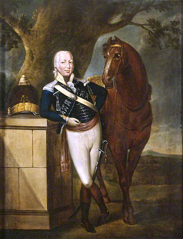 Colonel Thomas Peter Legh, vintage artwork by James Cranke the Younger, 12x8" (A4) Poster