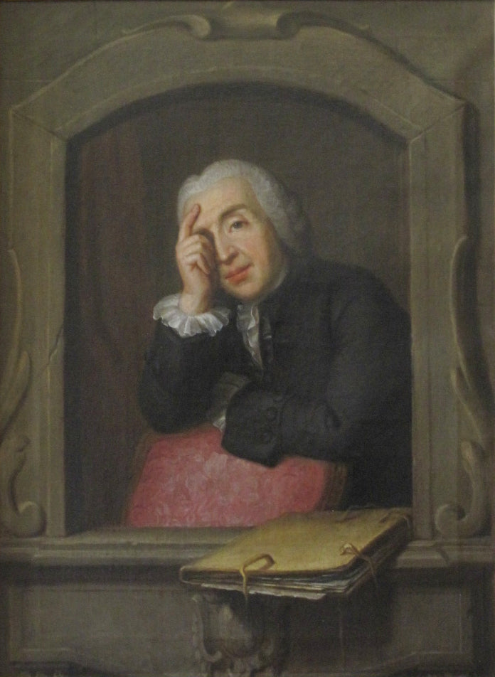Johann Rudolf Sinner, vintage artwork by Emmanuel Jakob Handmann, 12x8" (A4) Poster