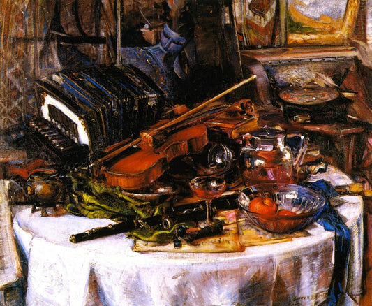 Highlights, vintage artwork by Joseph Kleitsch, 12x8" (A4) Poster