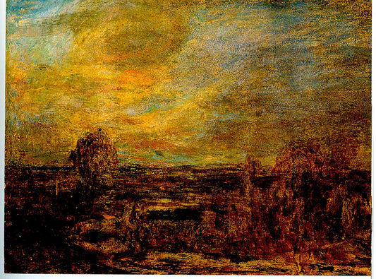 Pantura sull’imbrunire, vintage artwork by Giovanni Segantini, 12x8" (A4) Poster