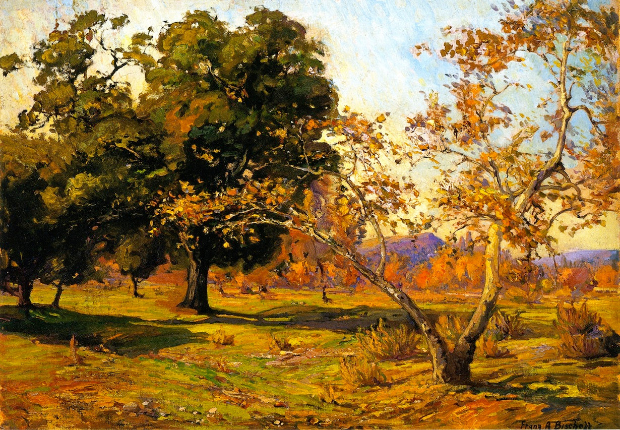Noontide, vintage artwork by Franz Bischoff, 12x8" (A4) Poster