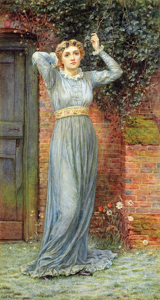 Aurora Leigh, vintage artwork by Edith Martineau, 12x8" (A4) Poster