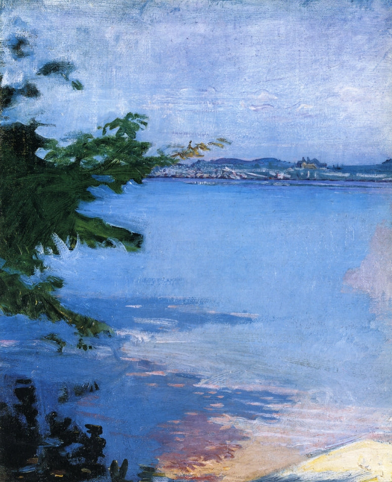 Dublin Pond, New Hampshire, vintage artwork by Abbott Handerson Thayer, 12x8" (A4) Poster