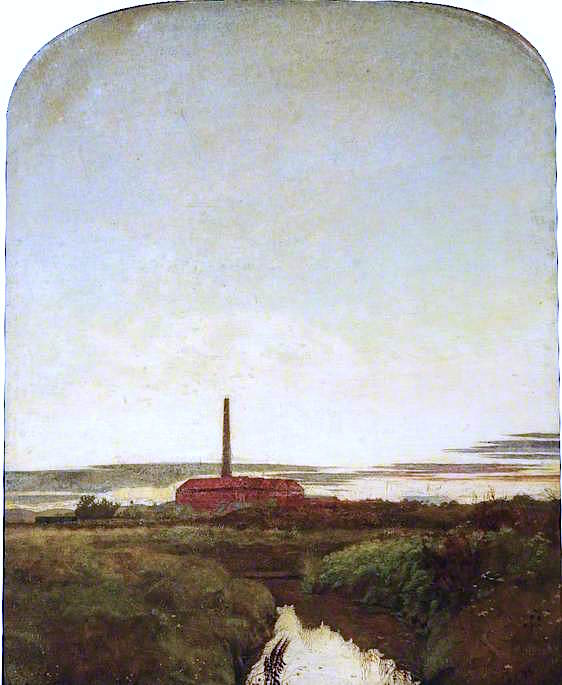 Landscape in West Ireland, vintage artwork by William Baxter Collier Fyfe, 12x8" (A4) Poster