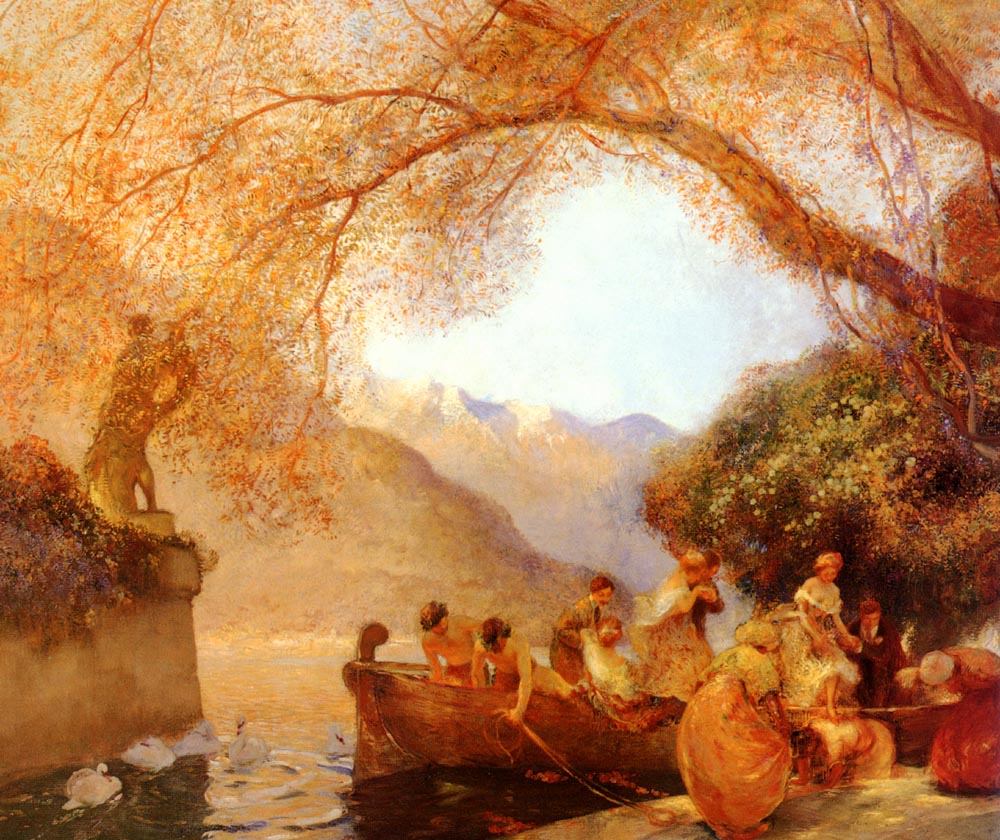The Delicate Step by Gaston La Touche,A3(16x12")Poster