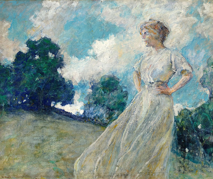 Summer Breeze by Robert Lewis Reid,A3(16x12")Poster