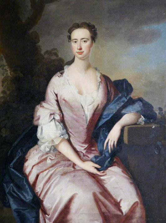 Christiana Maria Rolle, vintage artwork by Thomas Hudson, 12x8" (A4) Poster
