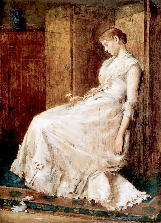 After the Ball, vintage artwork by Gari Melchers, 12x8" (A4) Poster