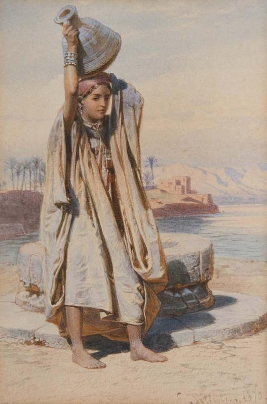 Water Carrier (Wasserträgerin), vintage artwork by Carl Friedrich Heinrich Werner, A3 (16x12") Poster Print