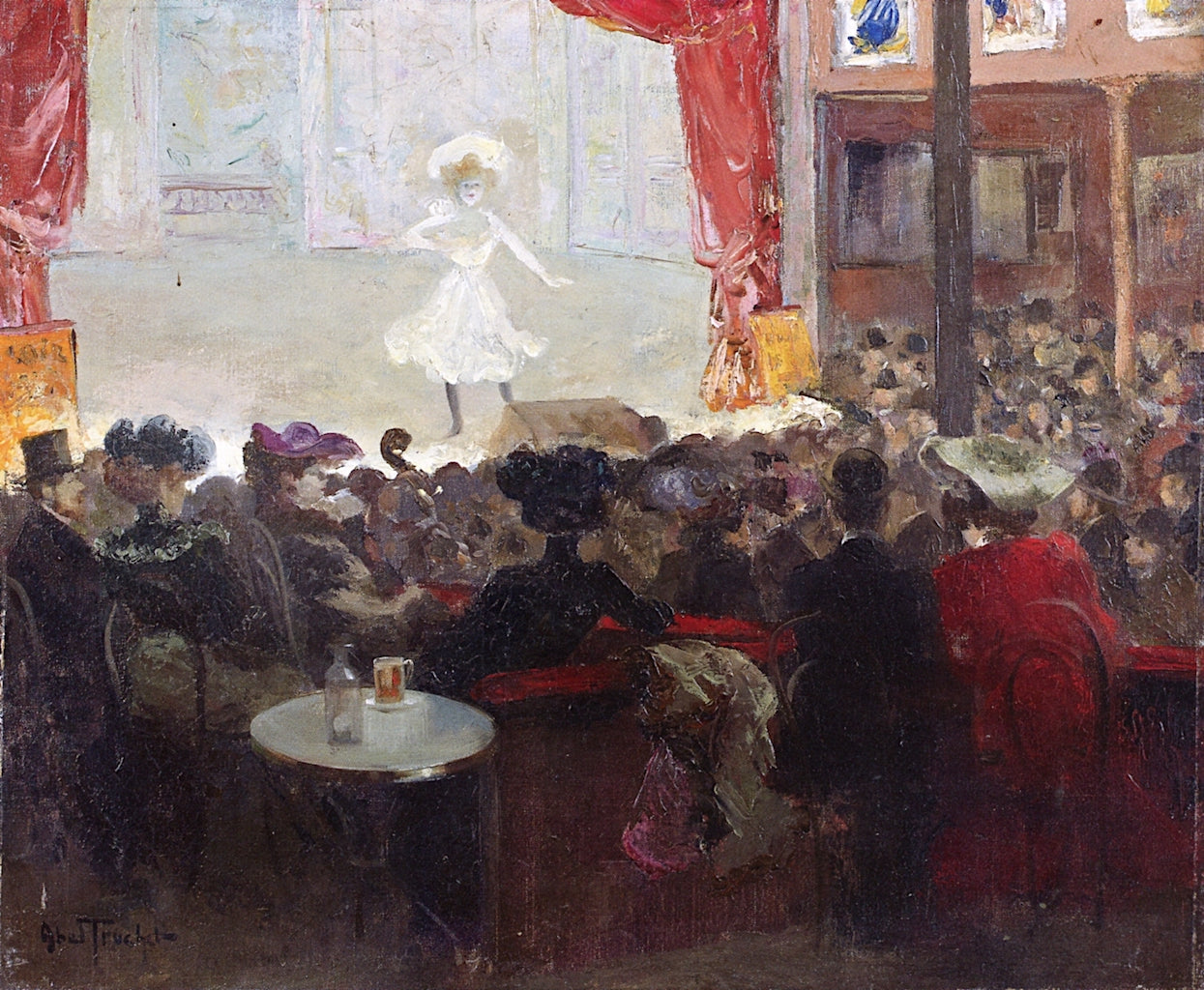 At the Variety Show by Louis Abel-Truchet,A3(16x12")Poster