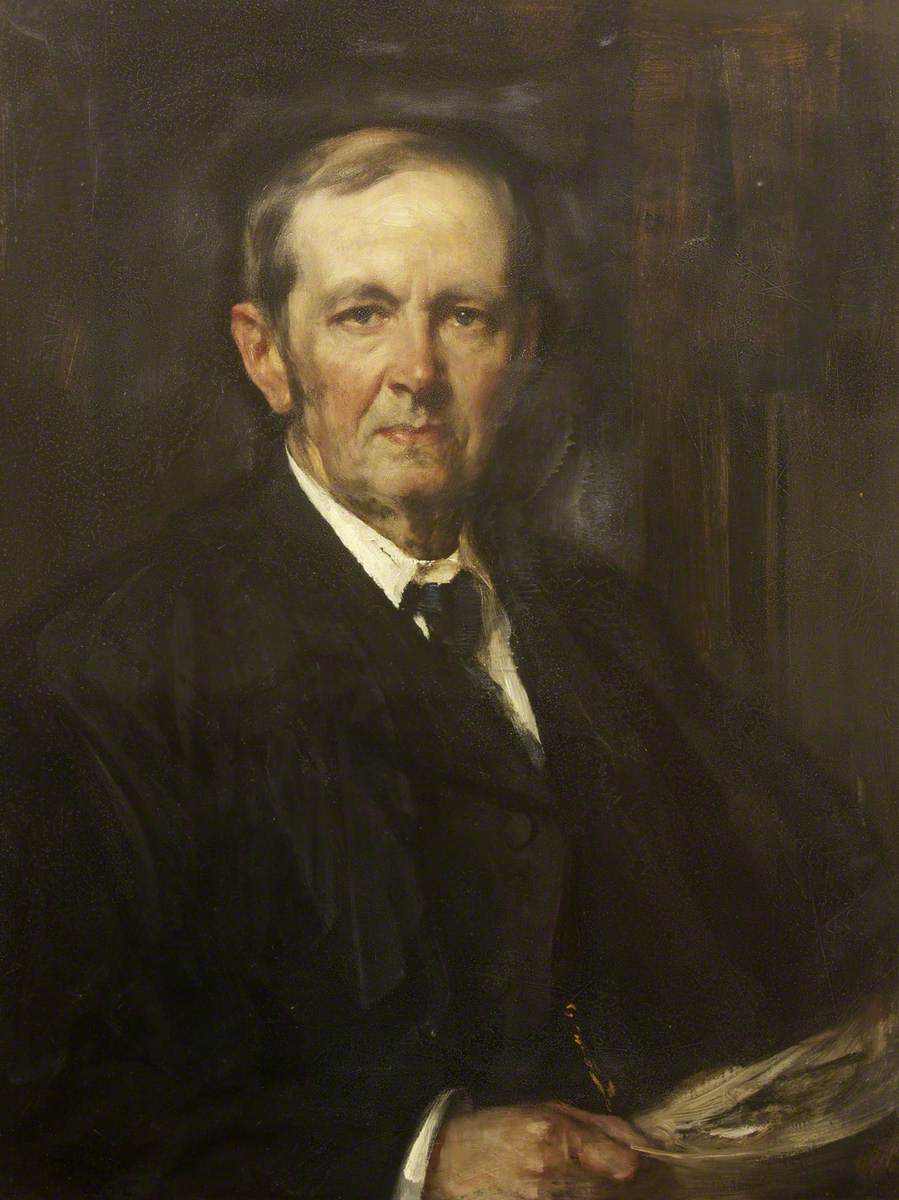 Thomas Watson Jackson (1839–1914), Fellow of Worcester College, vintage artwork by Sir James Jebusa Shannon, 12x8" (A4) Poster