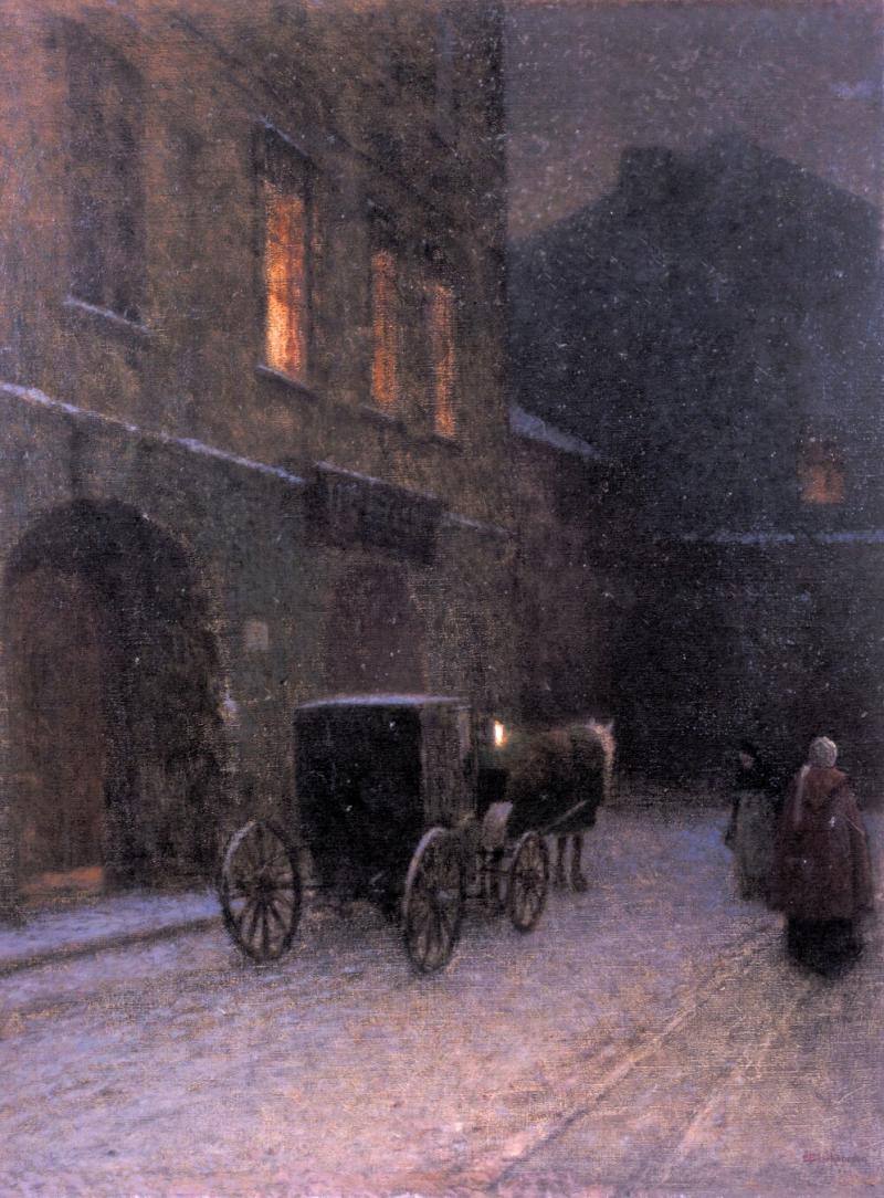 Corner of Old Prague by Jakub Schikaneder,A3(16x12")Poster