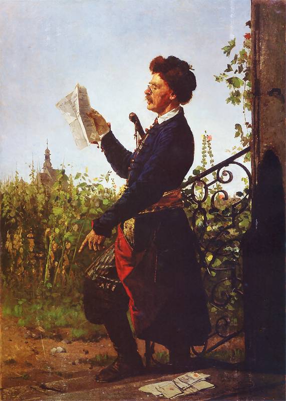 Pan Tadeusz, vintage artwork by Anton Kozakiewicz, 12x8" (A4) Poster