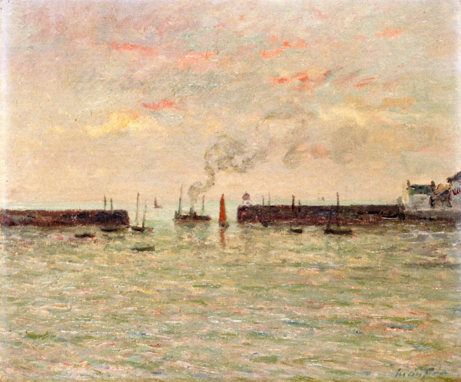 Steam from Belle Ile a Port Maria, Quiberon by Maxime Maufra,A3(16x12")Poster