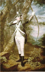 Dr Nathaniel Spens in the uniform of the Royal Company of Archers, vintage artwork by Sir Henry Raeburn, R.A., P.R.S.A., 12x8" (A4) Poster