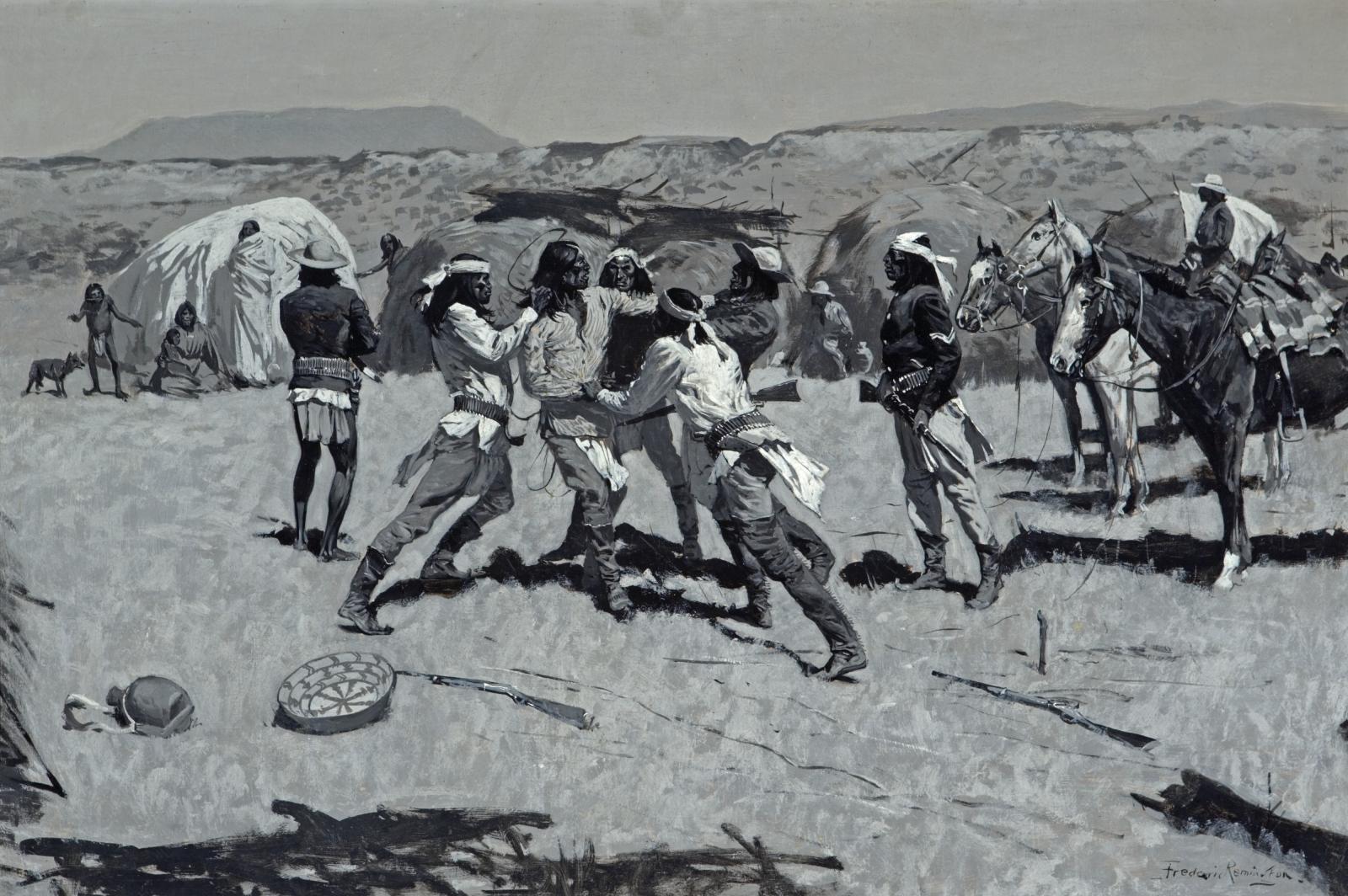 Arrest of the Scout by Frederic Remington,A3(16x12")Poster