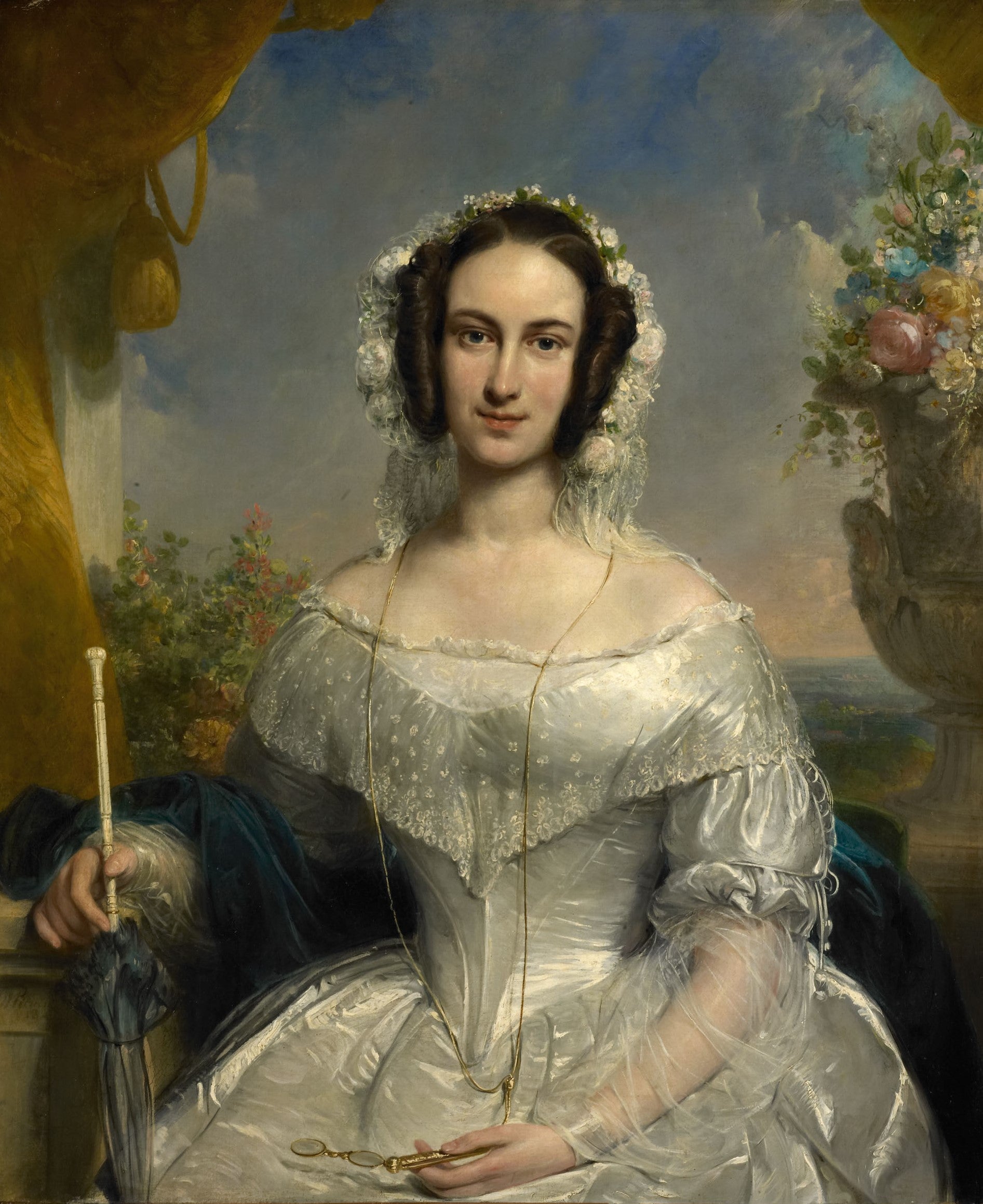 Agatha Petronella Hartsen (1814-78), vintage artwork by Jan Willem Pieneman, 12x8" (A4) Poster
