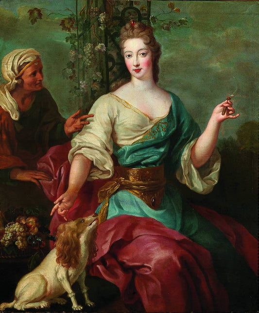 Princess Anne Charlotte of Lorraine, vintage artwork by Pierre Gobert, 12x8" (A4) Poster