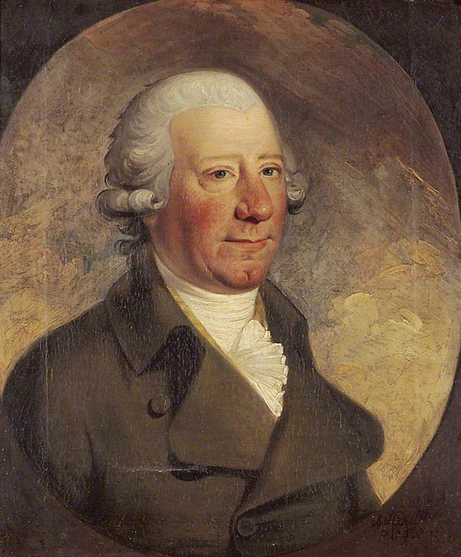 Francis Fownes Luttrell, vintage artwork by Karl Anton Hickel, 12x8" (A4) Poster