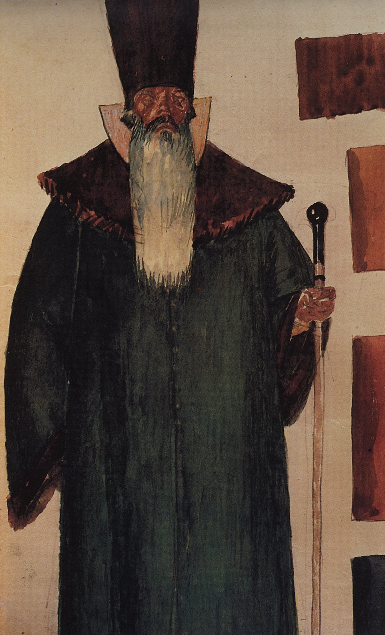 me Design for "Boris Godunov" tragedy by Kuzma Petrov-Vodkin,16x12(A3) Poster