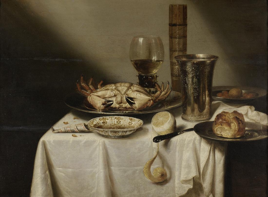 Still Life (Stilleven), vintage artwork by Jan Albertsz. Rotius, 12x8" (A4) Poster