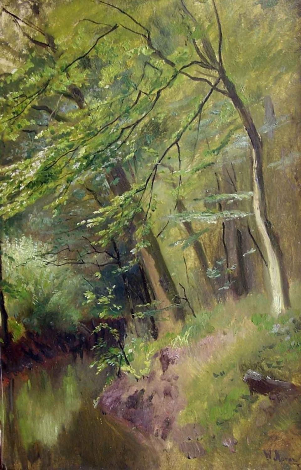 Forest in Spring by Walter Moras,A3(16x12")Poster