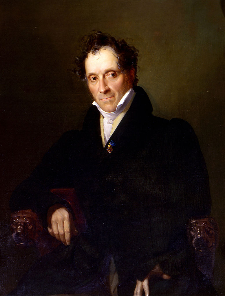 Portrait of Giuseppe Poldi Pezzoli, vintage artwork by Giuseppe Molteni, A3 (16x12") Poster Print