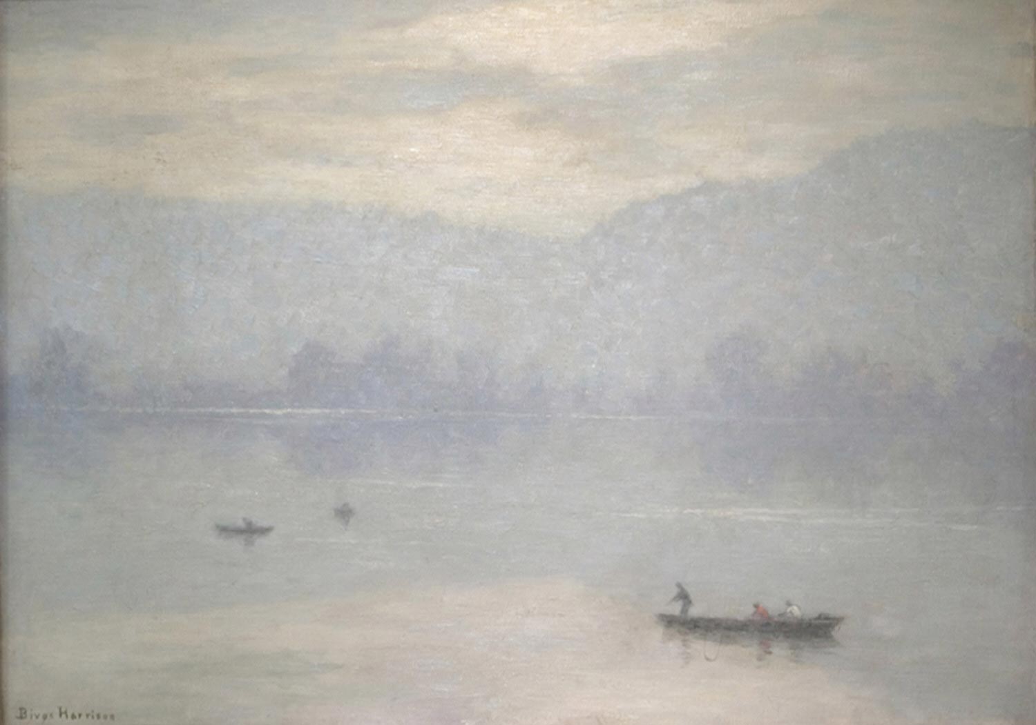 Misty Morn, vintage artwork by Lowell Birge Harrison, 12x8" (A4) Poster