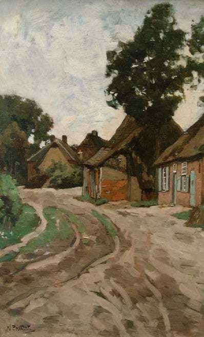 Farmhouses by Syvert Nicolaas Bastert,A3(16x12")Poster