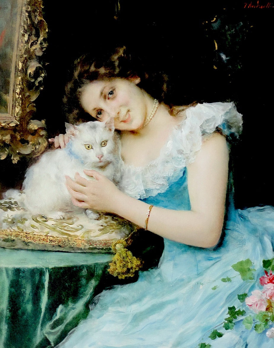 The Favorite, vintage artwork by Federico Andreotti, 12x8" (A4) Poster