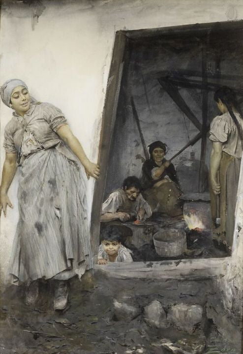 Gipsy Forge by Anders Zorn,A3(16x12")Poster