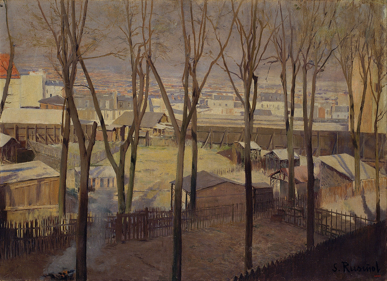 La Butte by Santiago Rusinol Prats,A3(16x12")Poster