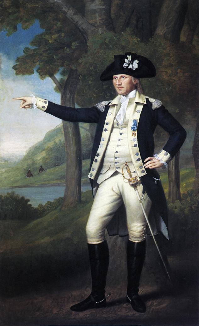 Marinus Willett, vintage artwork by Ralph Earl, 12x8" (A4) Poster