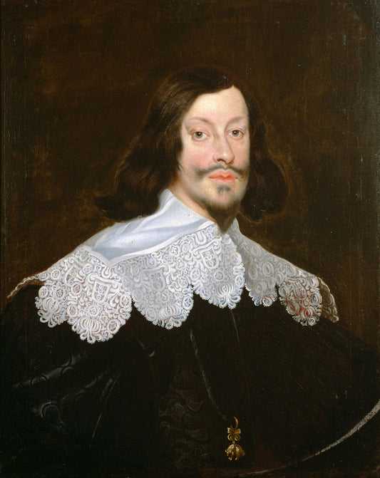Emperor Ferdinand III, vintage artwork by Frans Luyckx, 12x8" (A4) Poster