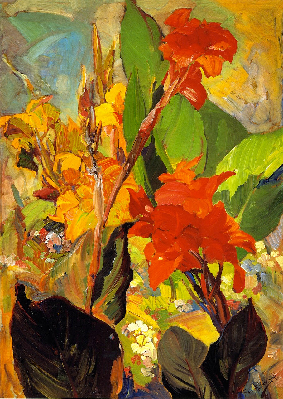 Cannas by Franz Bischoff,A3(16x12")Poster