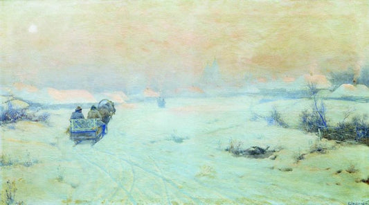 A Frosty Day by Konstantin Kryzhitsky,A3(16x12")Poster