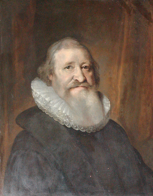 Archbishop Hans Svane, vintage artwork by Abraham Wuchters, 12x8" (A4) Poster