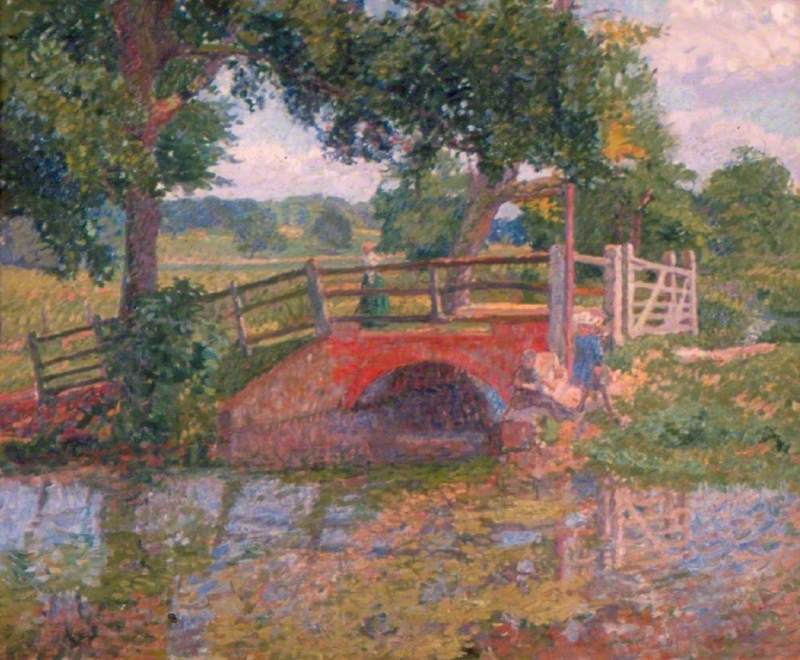 The Mimrain, Panshanger Park, Hertfordshire by Spencer Gore,16x12(A3) Poster