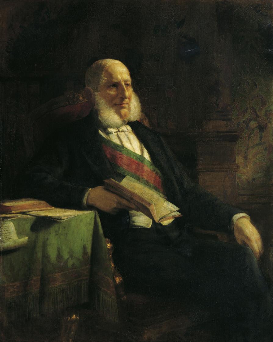 Anton Ritter von Schmerling, vintage artwork by Friedrich von Amerling, A3 (16x12") Poster Print
