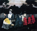 My Backyard, vintage artwork by Horace Pippin, 12x8" (A4) Poster