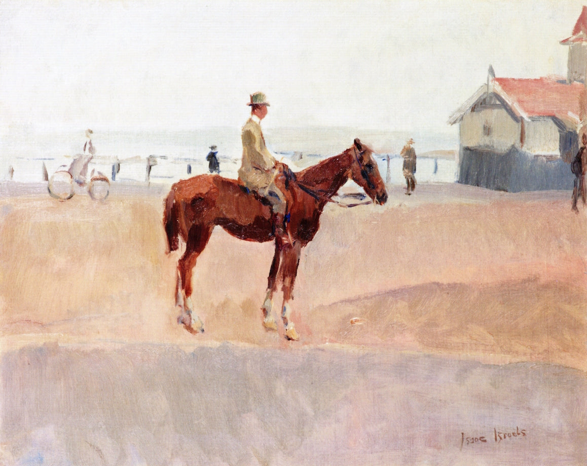 Equestrian on the Boulevard of Scheveningen by Isaac Israels,A3(16x12")Poster