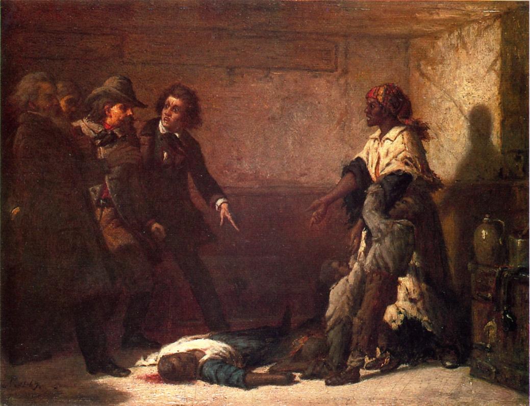 Margaret Garner, vintage artwork by Thomas Satterwhite Noble, 12x8" (A4) Poster