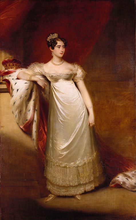 Augusta, Duchess of Cambridge (1797-1889), vintage artwork by Sir William Beechey, 12x8" (A4) Poster