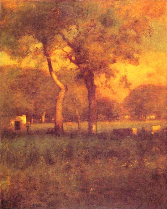 California, vintage artwork by George Inness, 12x8" (A4) Poster